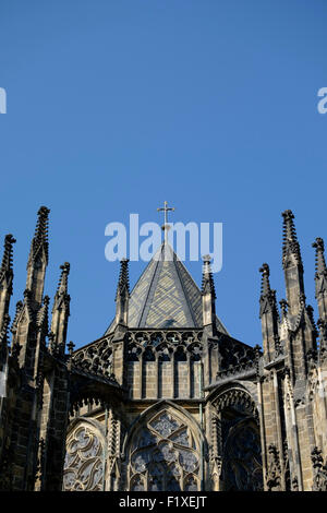 St.-Veits-Dom in Prag, Tschechische Republik, Europa Stockfoto