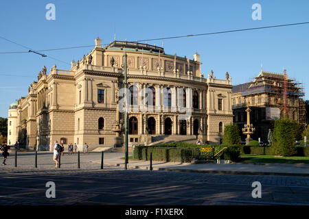 Musik Auditorium und Kunst Galerie Rudolfinum in Prag, Tschechische Republik, Europa Stockfoto