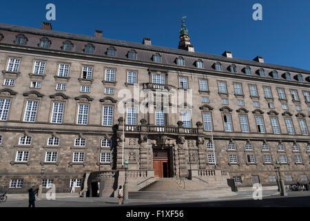 Christianborg Palast des Parlaments Kopenhagen, Dänemark Stockfoto