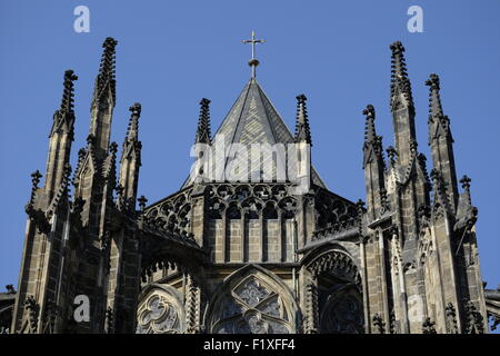 St.-Veits-Dom in Prag, Tschechische Republik, Europa Stockfoto