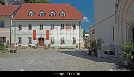 Bled, Gebäude, Kirche St. Martin, Gorenjska, Julischen Alpen, Slowenien, Europa, Stockfoto