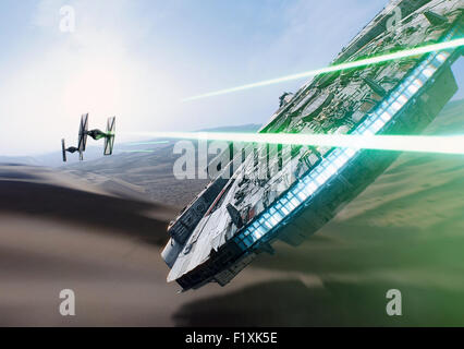 STAR WARS: Die Kraft erwacht 2015 Walt Disney Pictures film Stockfoto