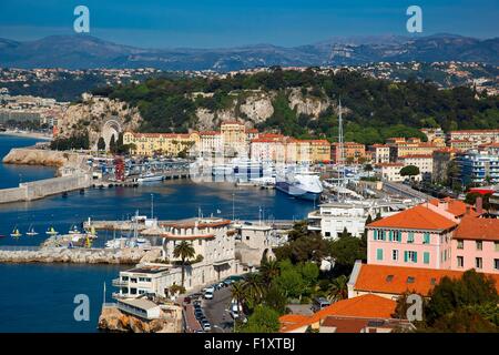 Frankreich, Alpes Maritimes, schön, Hafen Stockfoto