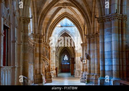 Frankreich, Marne, L'Epine, Zwischenstopp auf dem Weg von St. James als Weltkulturerbe der UNESCO, Notre-Dame-Basilika aufgeführt Stockfoto