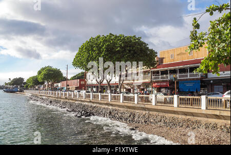 Front Street in Lahaina, Maui Stockfoto