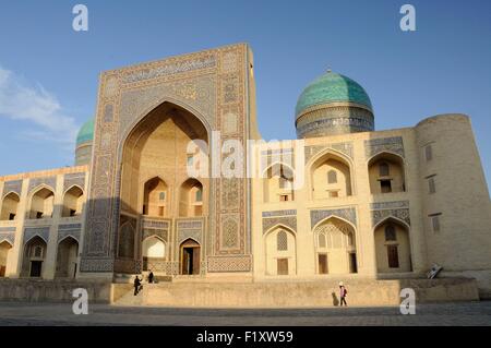 Usbekistan, Buchara, Altstadt Weltkulturerbe der UNESCO, Mir-i-arabischen Madrasa Stockfoto