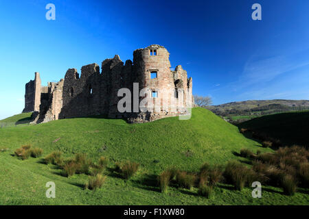 Die Ruinen der Burg Brough, English Heritage, Grafschaft Cumbria, England, UK. Stockfoto