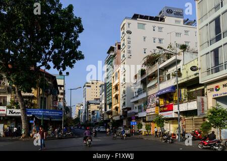 Vietnam, Ho Chi Minh Ville, district 1, Ben Tanh Market-Bereich Stockfoto