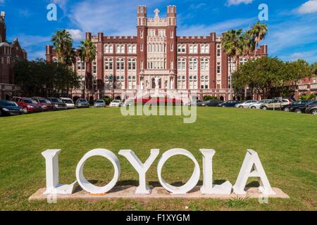 USA, Louisiana, New Orleans, französische Viertel, Loyola Universität Stockfoto