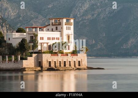 Frankreich, Alpes Maritimes, Beaulieu Sur Mer, Villa Kerylos, entworfen und gebaut zwischen 1902 und 1908 von dem Architekten Emmanuel Pontremoli, nach dem Vorbild der Villen des antiken Griechenlands Stockfoto