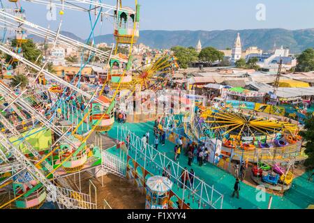 Indien, Rajasthan Zustand, Pushkar, Kirmes in Pushkar Viehmarkt Stockfoto