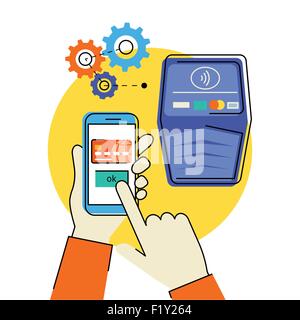 Mobile-payment Stock Vektor