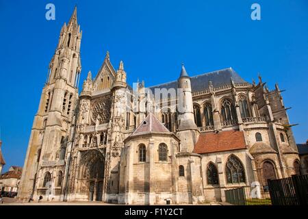 Frankreich, Oise, Senlis, die gotische Kathedrale Notre-Dame Stockfoto