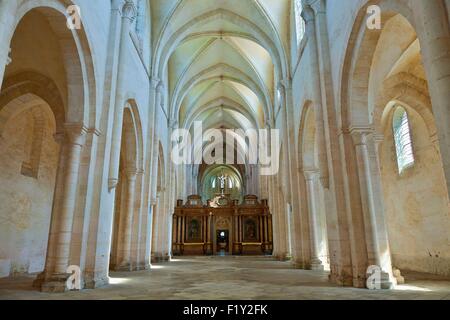 Frankreich, Yonne, ehemalige Zisterzienser-Abtei von Pontigny Stockfoto