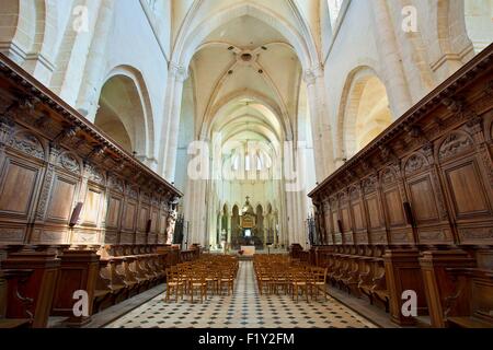 Frankreich, Yonne, ehemalige Zisterzienser-Abtei von Pontigny Stockfoto