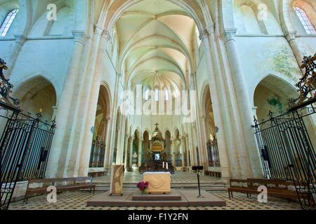 Frankreich, Yonne, ehemalige Zisterzienser-Abtei von Pontigny Stockfoto