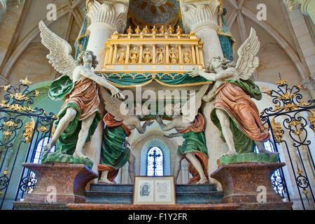 Frankreich, Yonne, ehemalige Zisterzienser-Abtei von Pontigny Stockfoto