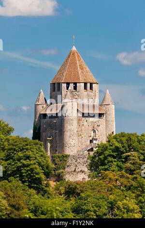 Frankreich, Seine et Marne, Provins, aufgeführt als Weltkulturerbe der UNESCO, Tour Cesar (Caesar es Tower) Stockfoto