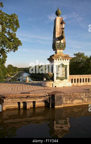 Frankreich, Loiret, Briare Aquädukt Stockfoto