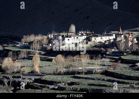 Nepal, Gandaki zone, Upper Mustang (nahe der Grenze zu Tibet), Dorf Tangge Stockfoto