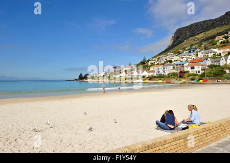 Südafrika, Western Cape, Cape Peninsula, Fish Hoek Strand Stockfoto