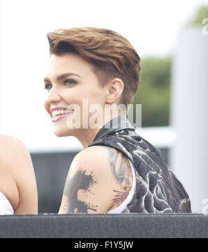 Ruby Rose erscheint auf "Extra" Featuring: Ruby Rose wo: Los Angeles, California, Vereinigte Staaten von Amerika bei: 8. Juli 2015 Stockfoto