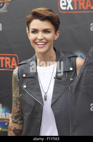 Ruby Rose erscheint auf "Extra" Featuring: Ruby Rose wo: Los Angeles, California, Vereinigte Staaten von Amerika bei: 8. Juli 2015 Stockfoto