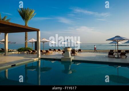 Oman, Maskat, Hotel Palace Al Bustan Stockfoto