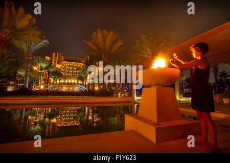 Oman, Maskat, Palace Hotel Al Bustan Stockfoto