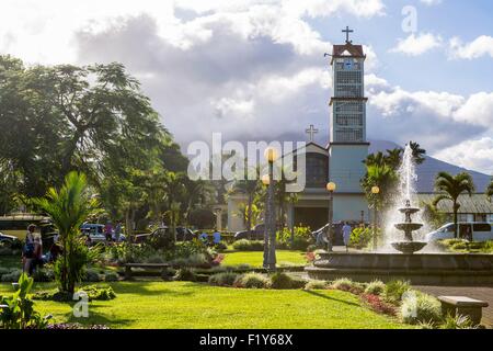 Costa Rica, Provinz Alajuela, das Dorf von La Fortuna Stockfoto