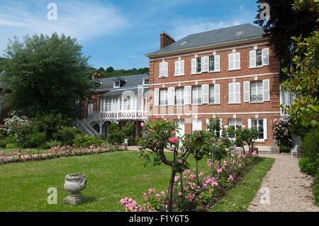 Frankreich, Seine Maritime, Villequier, Parc Naturel Regional des Boucles De La Seine Normande (natürlichen regionalen Park der Boucles De La Seine Normande), Victor Hugo-Museum, Haus Vacquerie Stockfoto