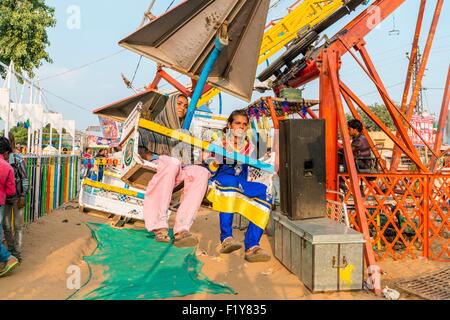 Indien, Rajasthan Zustand, Pushkar, Kirmes in Pushkar Viehmarkt Stockfoto