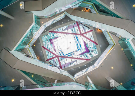 Die Cube-Innenräume, Birmingham. Stockfoto