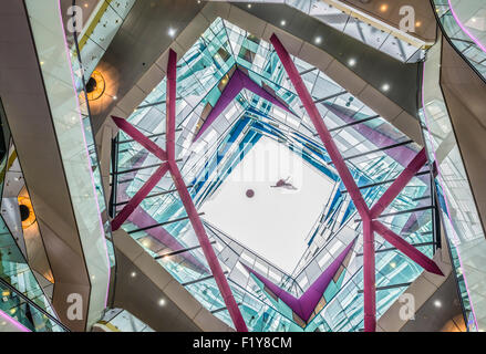 Die Cube-Innenräume, Birmingham. Stockfoto