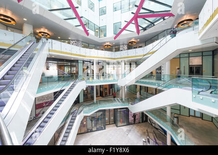 Die Cube-Innenräume, Birmingham. Stockfoto