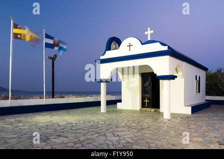 Kapelle der zwölf heiligen Apostel (St. Apostoli) Faliraki Griechenland Dodekanes Rhodos Europas Stockfoto