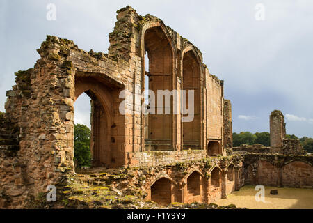 Ruine der Burg Kenilworth in Großbritannien Stockfoto