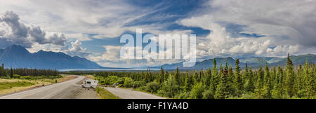 Kanada, Panorama, Yukon, Scenic, Alaska Highway Stockfoto