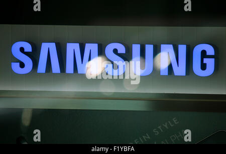 Markennamen: "Samsung", Berlin. Stockfoto