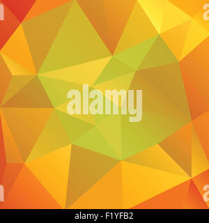 Einer abstrakten Hintergrund der Herbst farbige Dreiecke. Stockfoto