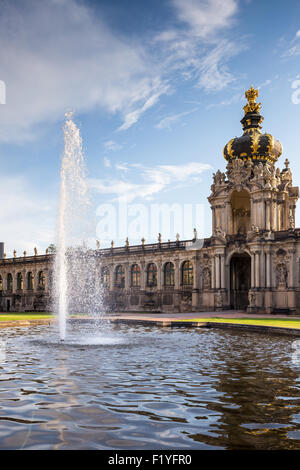 Der Zwinger (Dresdner Zwinger), Altstadt, Dresden, Sachsen, Deutschland, Europa Stockfoto