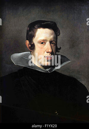 Diego Velázquez - Porträt von König Philipp IV. Stockfoto