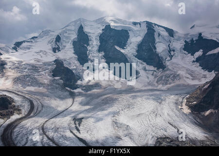 Diavolezza Gletscher Stockfoto