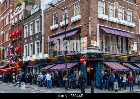 Der Marquess Of Anglesey Pub, Covent Garden, London, England Stockfoto