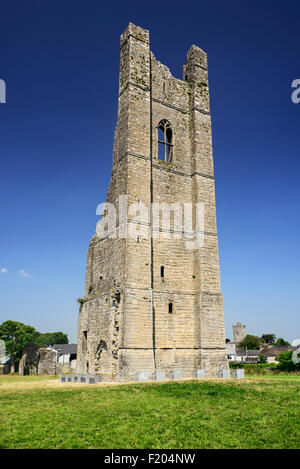 Irland, Grafschaft Meath, Trim, der gelbe Turm. Stockfoto