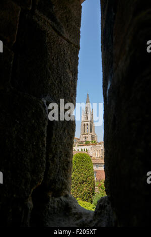 Saint Emilion, Gironde, Aquitanien, Frankreich, Europa Stockfoto