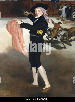 Edouard Manet - Mademoiselle V.... in das Kostüm eines Espada Stockfoto