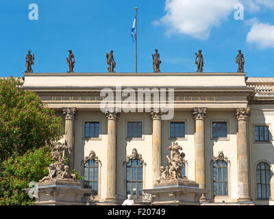 Fassade der Humboldt-Universität zu Berlin Stockfoto