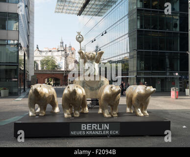 Neues Kranzler Eck am Kurfürstendamm in Berlin Stockfoto