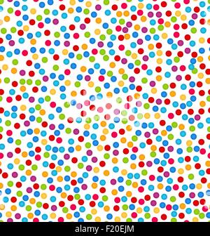 Nahtlose Muster mit Konfetti, lustig bunten Hintergrund Stock Vektor